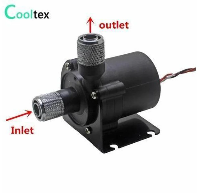 Alt view image 7 of 10 - Silent Brushless DC 12v Water cooling Pump DIY computer water cooler