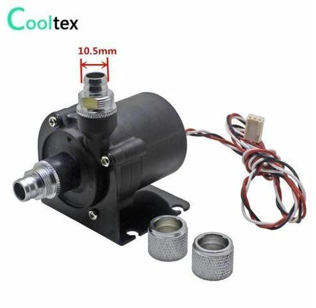 Alt view image 9 of 10 - Silent Brushless DC 12v Water cooling Pump DIY computer water cooler