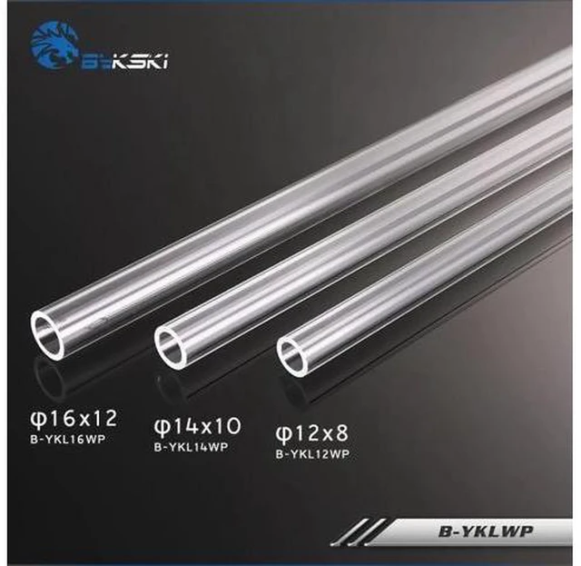 Alt view image 7 of 10 - water cooling kit PMMA/PETG Hard Tube (OD12mm/OD14mm/OD16mm )+2mm Thickness+50cm Length Transparent Rigid Pipe 2pcs/Lots