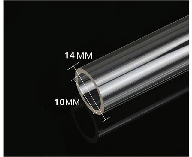 Alt view image 9 of 10 - water cooling kit PMMA/PETG Hard Tube (OD12mm/OD14mm/OD16mm )+2mm Thickness+50cm Length Transparent Rigid Pipe 2pcs/Lots