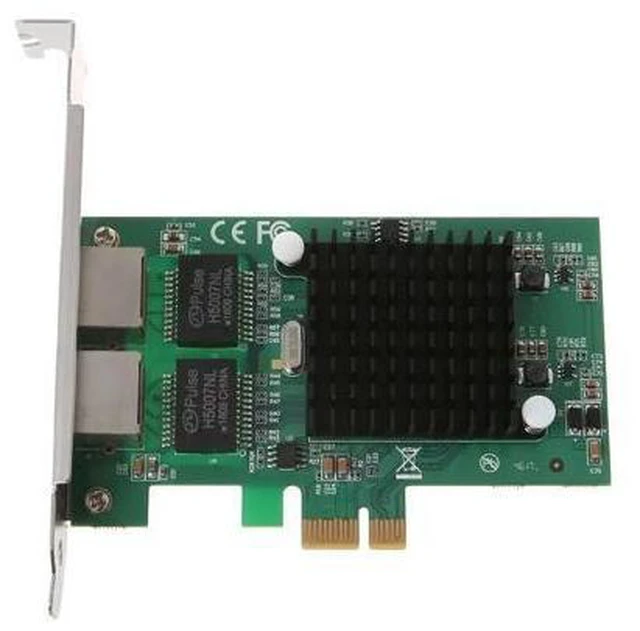 Alt view image 6 of 10 - Dual Port 10/100/1000Mbps Gigabit Ethernet Card Server Adapter NIC EXPI9402PT Controller