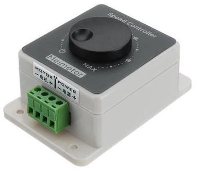 Alt view image 6 of 10 - DC 12V 24V 36V 48V PWM DC Motor Speed Controller Meimotor High Power 10A With Housing