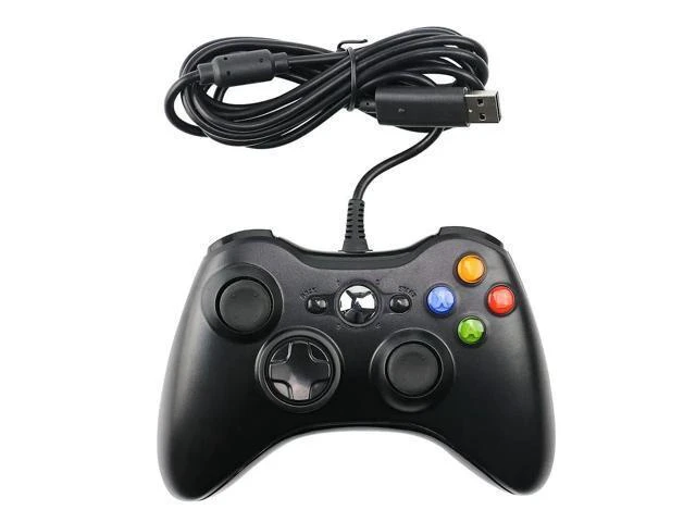 Alt view image 10 of 10 - Game Controller Wired Vibration Gamepad Joystick For PC Controller Windows 7 / 8 / 10 for Xbox 360 Joypad with Gamepad