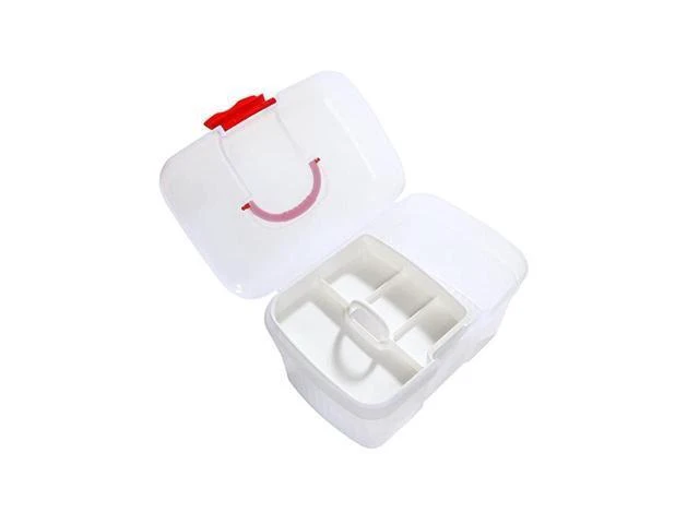 Alt view image 10 of 10 - Home Office Emergency Toolbox Storage Box Pill Storage Home Health Storage Organizer Large Size 27*18*16.5cm