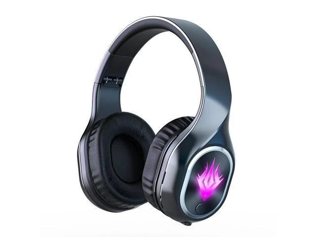 Alt view image 7 of 10 - T2 bluetooth 5.2 Wireless Game/Music Mode Foldable Gaming Headphone RGB Magic Lights 3D Stereo HiFi Headsets With Mic