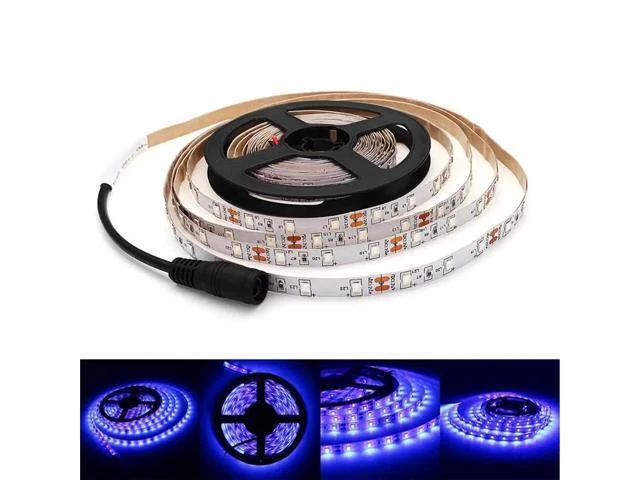 Alt view image 9 of 10 - 5M UV Light Strip Flexible LED Strip Light UV Purple Light Strip LED 3528smd Waterproof IP65/Not-waterproof DC12V With DC head