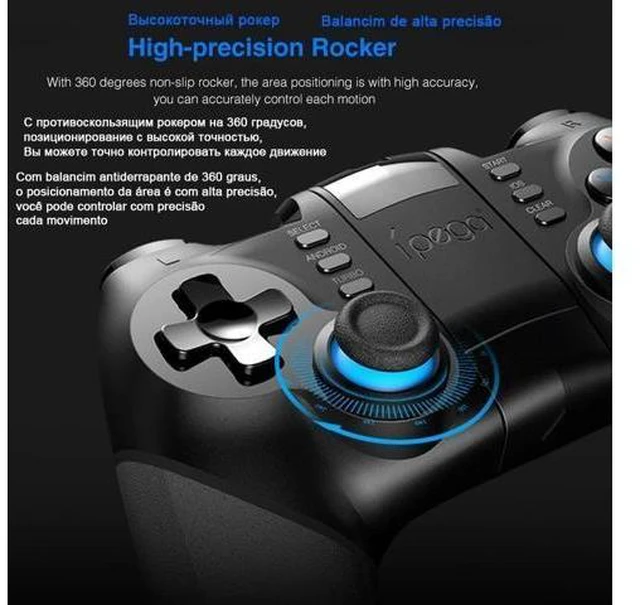 Alt view image 8 of 10 - Gamepad Pubg Controller Mobile Joystick For Phone Android iPhone PC Smart TV Box Bluetooth Trigger Console Game Pad pabg Control