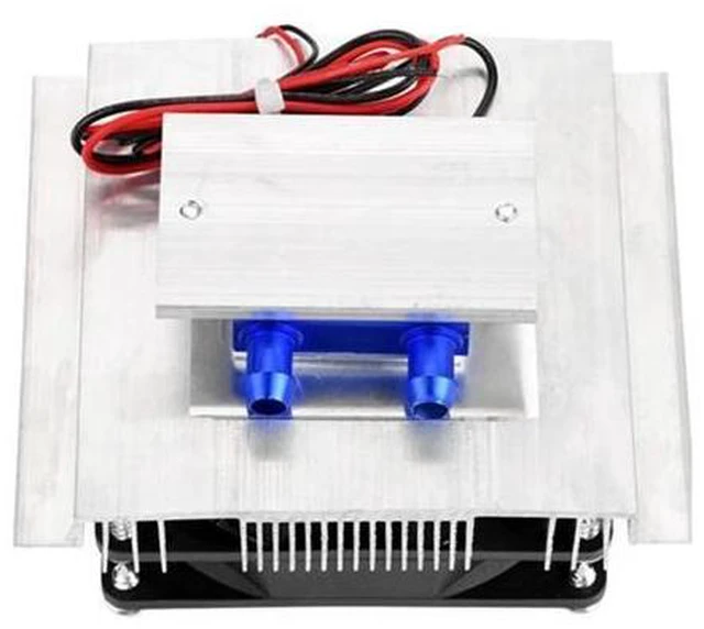 Alt view image 10 of 10 - Thermoelectric Cooler Cooling System Semiconductor Refrigeration System Kit Heatsink Peltier Cooler for 10L Water