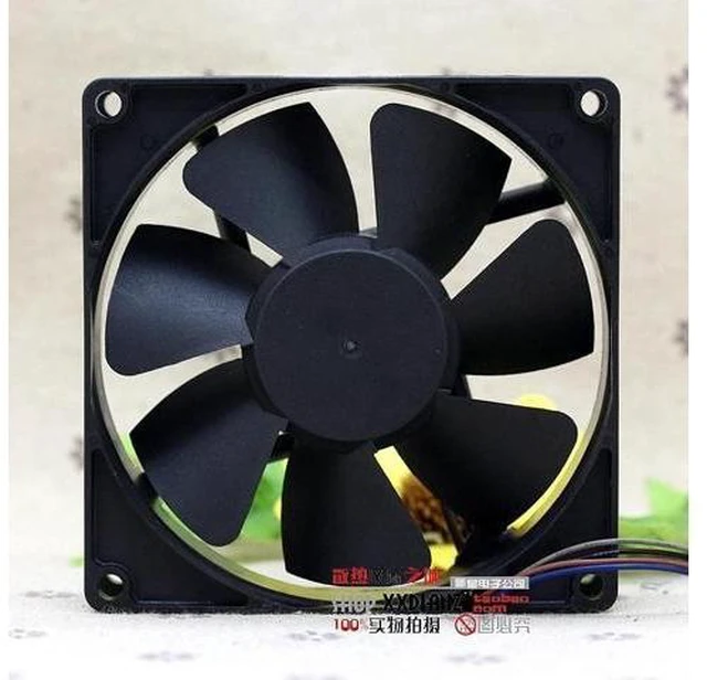 Alt view image 8 of 10 - For Sunon 9225 12V MF92251V3-Q010-Q99 92*92*25MM 12V 1.74W 4 line heat sink fan