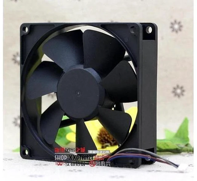 Alt view image 9 of 10 - For Sunon 9225 12V MF92251V3-Q010-Q99 92*92*25MM 12V 1.74W 4 line heat sink fan