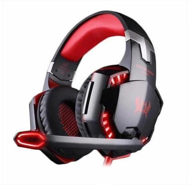 Alt view image 10 of 10 - Headset over-ear Wired Game Earphones Gaming Headphones Deep bass Stereo Casque with Microphone for PS4 new xbox PC Laptop gamer