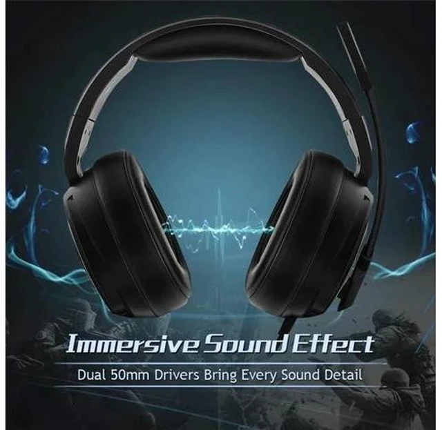 Alt view image 10 of 10 - Xiberia V20 Gaming Headphones USB 7.1 Headset for PC Game Computer Bass Stereo Earphones with Microphone LED Light