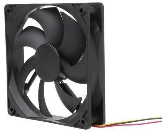 Alt view image 8 of 10 - 1PC 120x120x25mm DC 12V 0.15A 3 Pin 9-Blade Computer Case Cooling Fan Cooler 12025