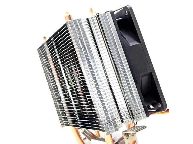 Alt view image 8 of 10 - CPU Cooler 2 Heat Pipes 4 Pin PWM 90mm Intel LGA 775 1150 1151 1155 1366 CPU Cooling Fan AM2 AM3 AMD Quiet PC Heat Sink