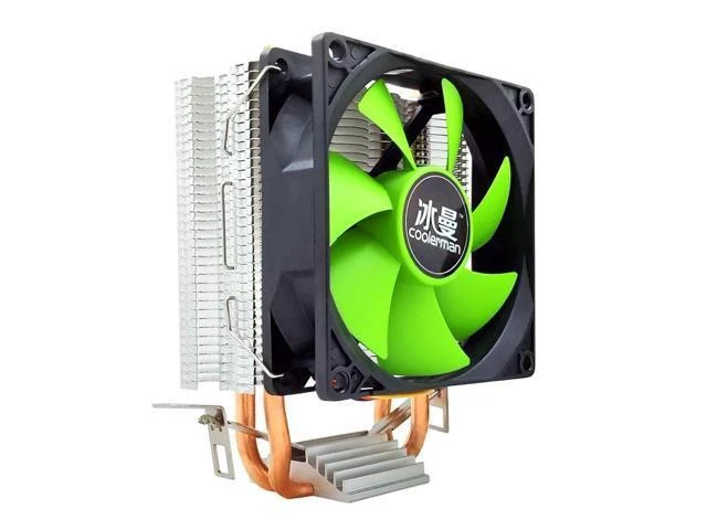 Alt view image 9 of 10 - CPU Cooler 2 Heat Pipes 4 Pin PWM 90mm Intel LGA 775 1150 1151 1155 1366 CPU Cooling Fan AM2 AM3 AMD Quiet PC Heat Sink