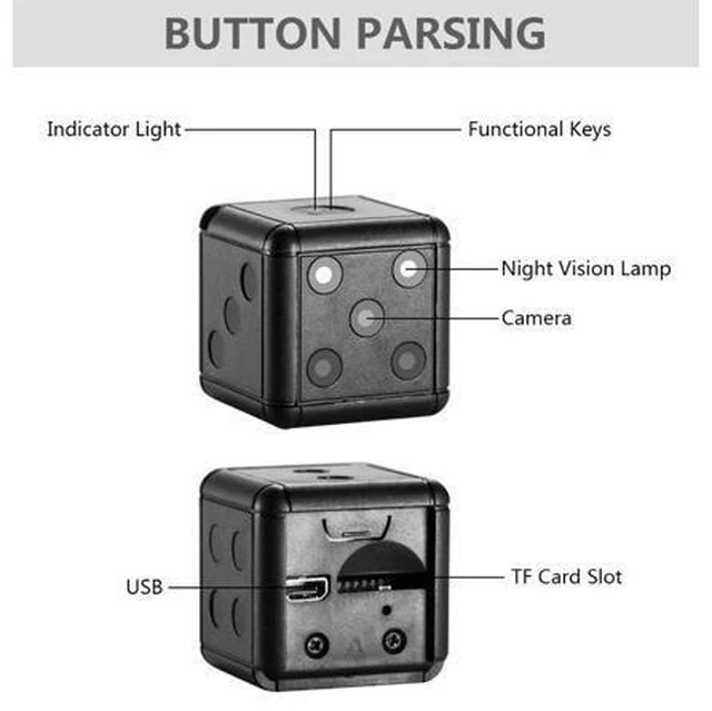 Alt view image 9 of 10 - mini camera,HD 1080P DVR Video Sport Micro Camcorders Cam Wide Angle SQ 16 Camera pk sq11 Support tf card Night vision