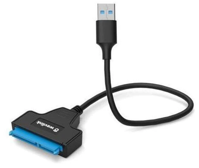 Alt view image 6 of 10 - SATA to USB 3.0 Adapter Cable SSD and HDD Hard Drive Connector 5Gbps Support SATA III UASP SSD/HDD Data Transfer