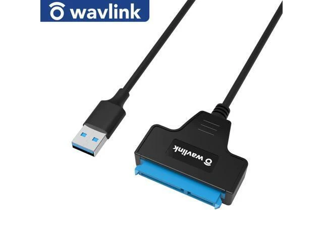 Alt view image 10 of 10 - SATA to USB 3.0 Adapter Cable SSD and HDD Hard Drive Connector 5Gbps Support SATA III UASP SSD/HDD Data Transfer