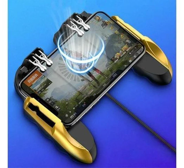 Alt view image 7 of 10 - 2020 Mobile Phone Gamepad Game Controller Joystick Cooling Fan Gamepad For PUBG Android IOS USB Mobile Phone Holder Gamepad