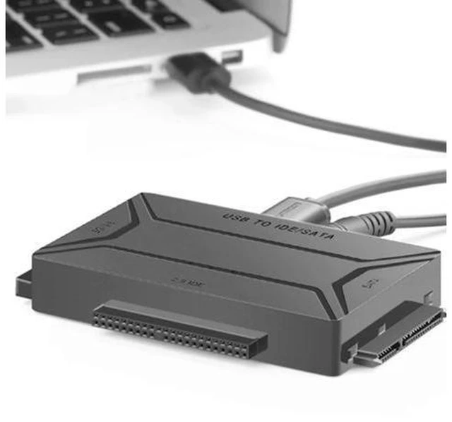 Alt view image 8 of 10 - To USB IDE Adapter USB 3.0 2.5 3.5 Inch Hard Disk Drive HDD SSD USB Converter IDE To USB Adapter Cable