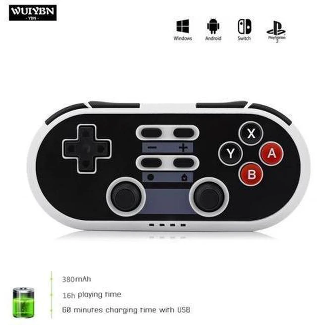 Alt view image 6 of 10 - Bluetooth Wireless NS Switch Controller For Switch Game Machine PS3, Android, PC Gamepad