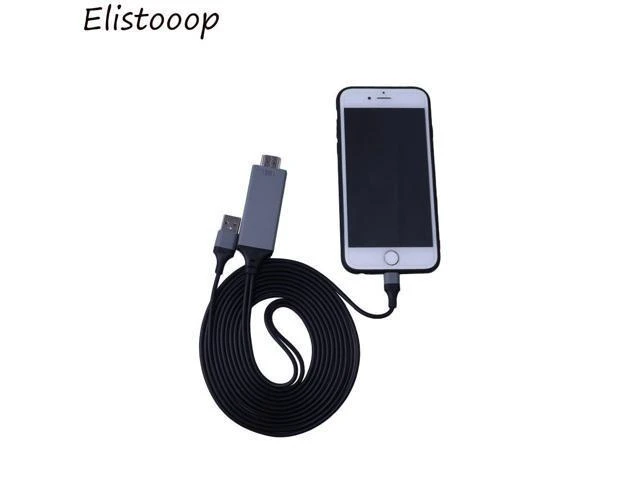 Alt view image 8 of 10 - Cable lighting to AV/HDTV TV 8 Pin Adapter For iPhone 11 XR 8 8 plus 7 7 Plus 6 6s For Lighting Cable