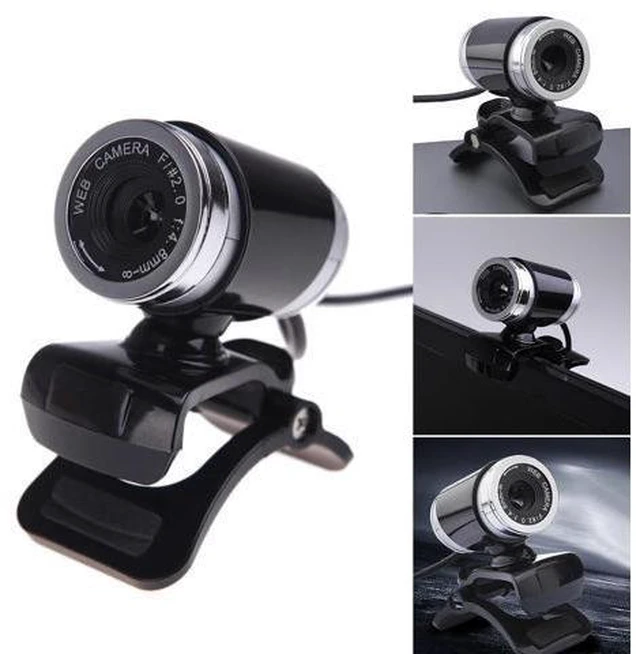 Alt view image 6 of 10 - 12 MegapixelsB 2.0 Webcam Camera with MIC Clip-on for Computer PC Laptops 12 Megapixels CMOS 30fps Drop Shipping