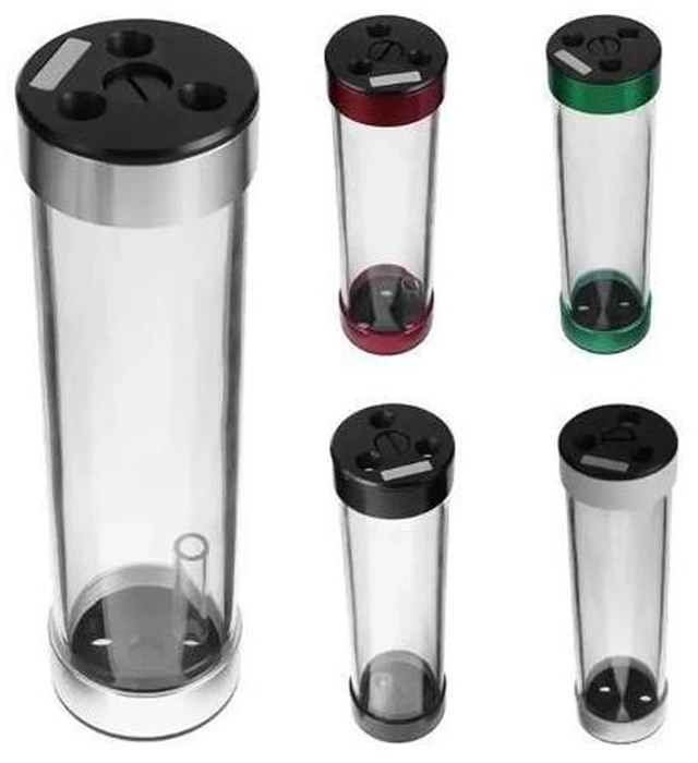 Alt view image 6 of 10 - 234mm Cylinder Water Reservoir Tank G1/4 Thread Liquid Water Cooling Kit Radiator For PC Computer Component Water Cooling System