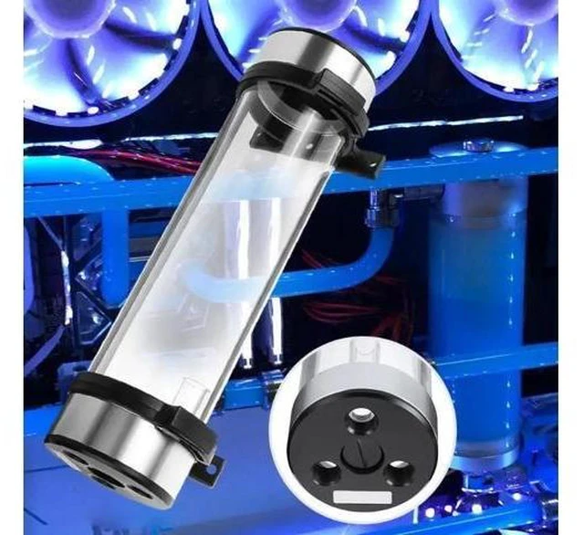 Alt view image 7 of 10 - 234mm Cylinder Water Reservoir Tank G1/4 Thread Liquid Water Cooling Kit Radiator For PC Computer Component Water Cooling System