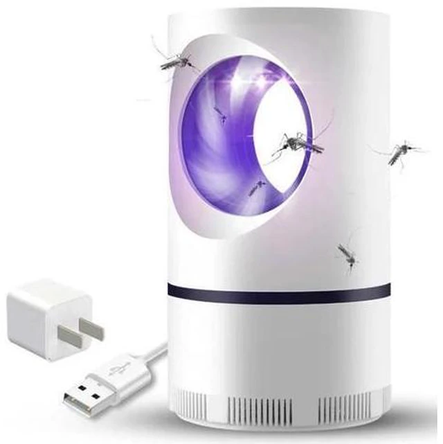 Alt view image 8 of 10 - Mosquito Killer Lamp Electric Fly Mosquito Trap Anti Mosquito Repellent Bug Zapper Killer Night Light Low-voltage UV Light