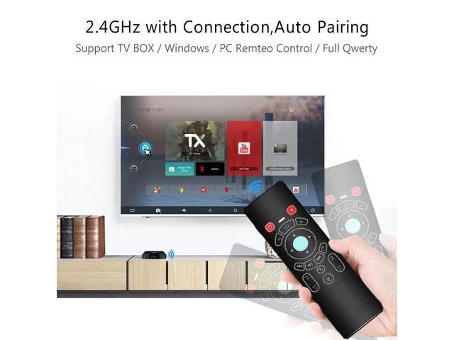 Alt view image 9 of 10 - T6 Plus Backlit 2.4GHz Air mouse mini Wireless Keyboard & touchpad Remote Control for Android TV Box mini PC Projector