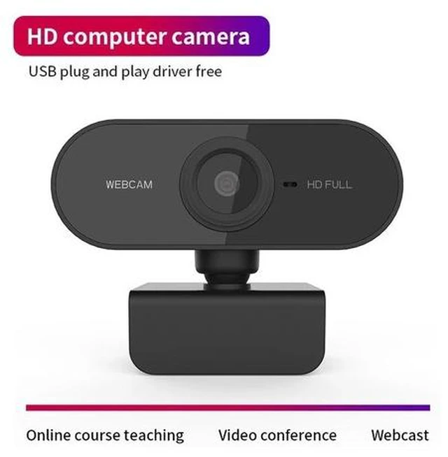 Alt view image 6 of 10 - PC Webcam Full HD 2K/1080P USB Video Gamer Camera For Portatile Laptop Windows 10 Computer Web Cam Built-in Microphone
