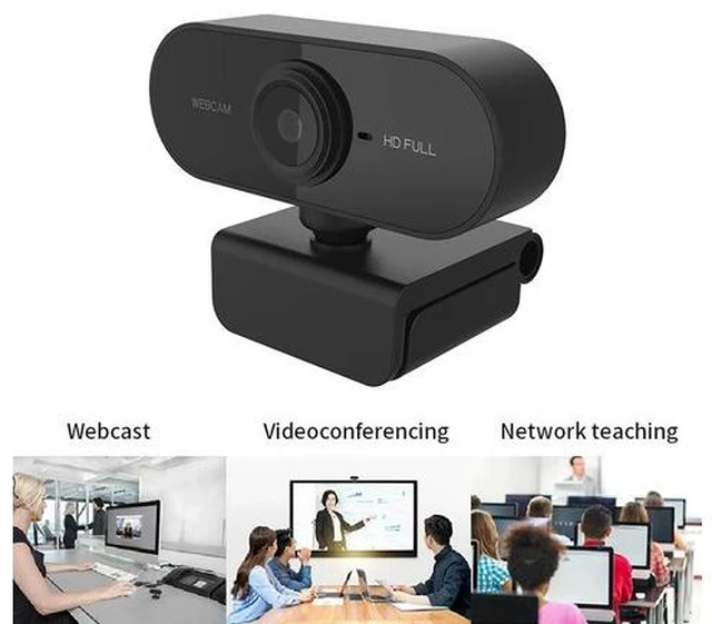 Alt view image 7 of 10 - PC Webcam Full HD 2K/1080P USB Video Gamer Camera For Portatile Laptop Windows 10 Computer Web Cam Built-in Microphone