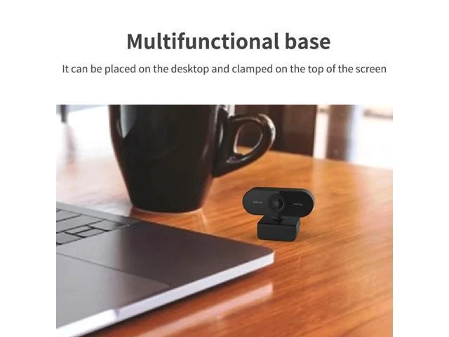 Alt view image 8 of 10 - 720P HDWeb Camera With Built-in HD Microphone Web Cam 360 Degrees Widescreen Video Usb Camera For Computer PC Laptop