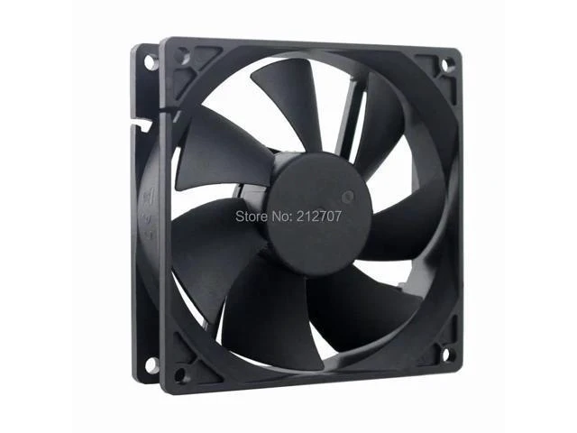 Alt view image 10 of 10 - 92mm x 25mm DC 12V 2Pin Ball Bearing Computer Cooling Fan for PC Case CPU Cooler