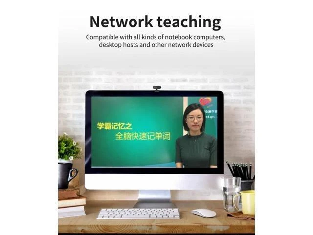 Alt view image 10 of 10 - 720P HDWeb Camera With Built-in HD Microphone Web Cam 360 Degrees Widescreen Video Usb Camera For Computer PC Laptop