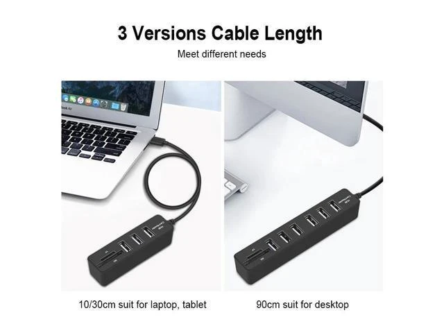 Alt view image 9 of 10 - Hub 3.0 Multi C 3.0 Hub Splitter High Speed 3 / 6 Ports Hab TF SD Card Reader C HUB For PC Computer Accessories