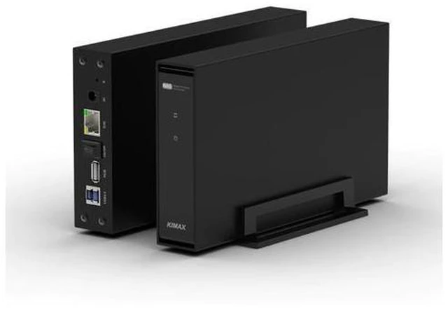 Alt view image 2 of 2 - NAS storage hdd enclosure 3.5'' sata RJ45 USB 3.0 PC hard disk case