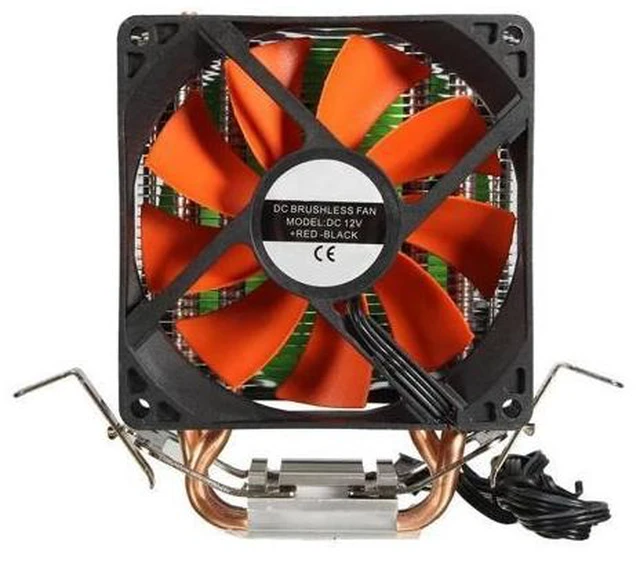 Alt view image 8 of 10 - Cooler Fan Hydraulic Dual Heatpipe CPU Fans Cooling Heatsink For Intel LGA775/1156/1155 AMD for AM4 Ryzen for Pentium