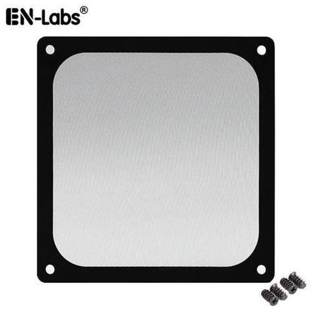 Alt view image 9 of 11 - 12CM Magnetic Frame Black Mesh Dust Filter PC Cooler Fan Filter with Magnet , 120x120mm Dustproof Computer Case Cover