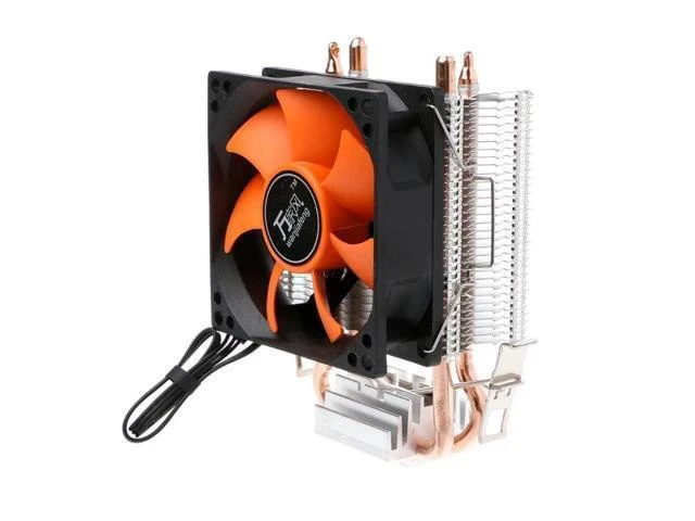 Alt view image 9 of 10 - Quality 2 Heatpipe Aluminium PC CPU Cooler Cooling Fan For Intel 775/1155/1151 AMD 754/AM2 JUN-7C