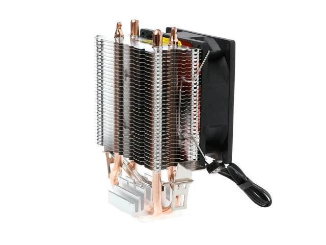 Alt view image 10 of 10 - Quality 2 Heatpipe Aluminium PC CPU Cooler Cooling Fan For Intel 775/1155/1151 AMD 754/AM2 JUN-7C