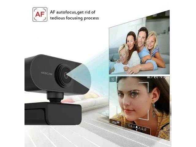 Alt view image 10 of 10 - 1080P Web Camera Webcam USB Auto Focus Video Call with Mic for Laptop PC Computer For Video Conference Netmeeting