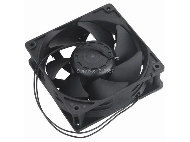 Alt view image 8 of 10 - 1 pcs EC Brushless Cooler Cooling Fan 120mm x 38mm 12038 12cm AC 110V 115V 120V 220V 240V 2 Wires