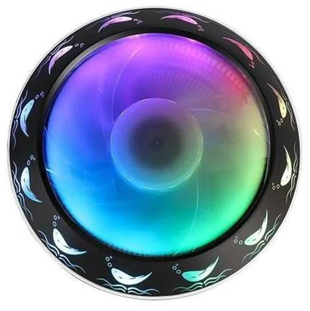 Alt view image 8 of 10 - Cooler Radiator 120mm PWM 12V SYNC RGB LED Fan Air Cooling Computer Cooler LGA/1151/1155/AM3/AM4 3Pin Cooler