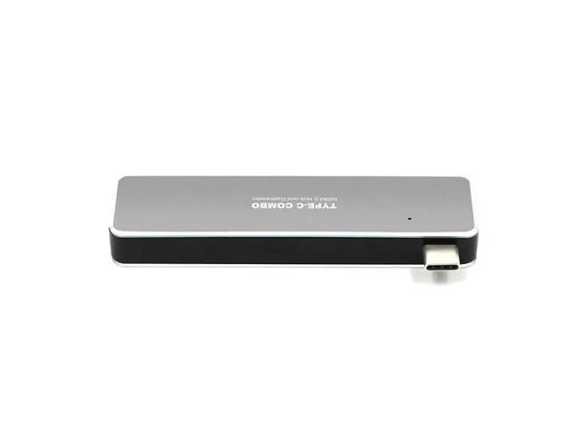 Alt view image 9 of 10 - 5-in-1 USB3.0 Hub Type-C Adaptor Card Reader for Laptop PC Mole HDD Flash Drive 5-in-1 USB3.0 Hub r30
