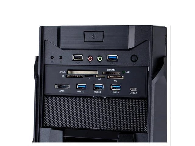 Alt view image 8 of 10 - STW 5.25 inch PC Computer Front panel All-in-1 Multifunction card reader 3ports USB3.0 USB 3.1, Support M2, MSO, SD, MS