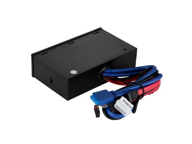 Alt view image 10 of 10 - Hot Multifuntion 5.25" Media Dashboard Card Reader USB 2.0 USB 3.0 20 pin e-SATA SATA Front Panel