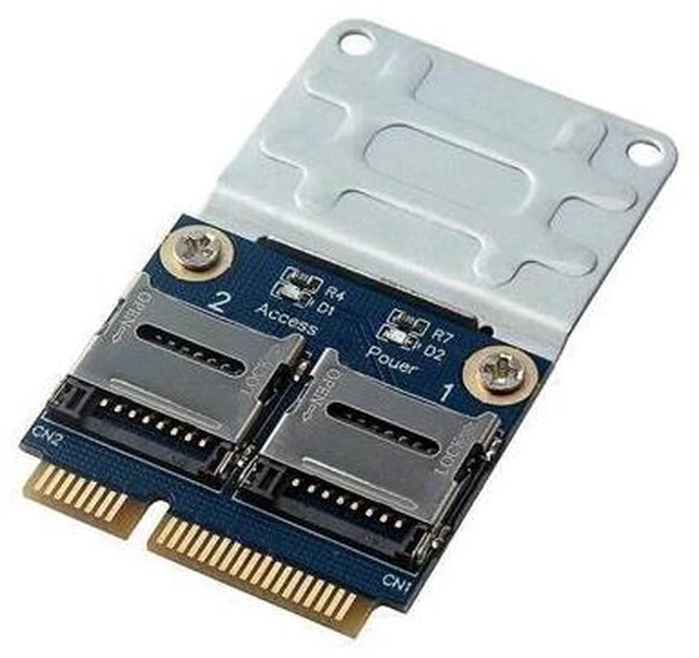 Alt view image 10 of 10 - Micro-Sd Tf To Mini Pci Express Memory Card Reader Adapter Converter Card for Laptop