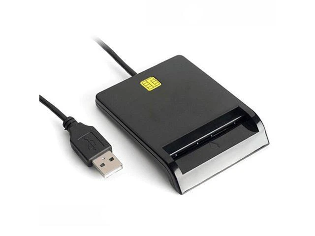 Alt view image 10 of 10 - USB 2.0 Smart Card Reader Bank Card Tax Card ID CAC DNIE ATM IC SIM Card Reader Tablet Computer laptop accessories